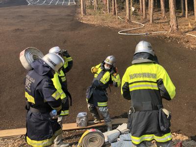 2月24日消火活動の様子5 2月24日消火活動の様子5