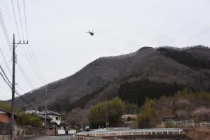 名草林野火災の現場の様子