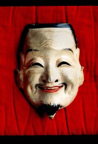 恵比寿神の面の写真
