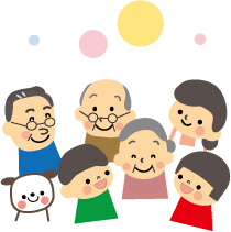 家族のイラスト