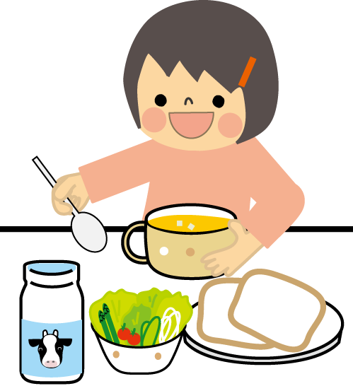 給食のイラスト