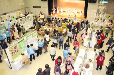 消費生活展の会場の様子です