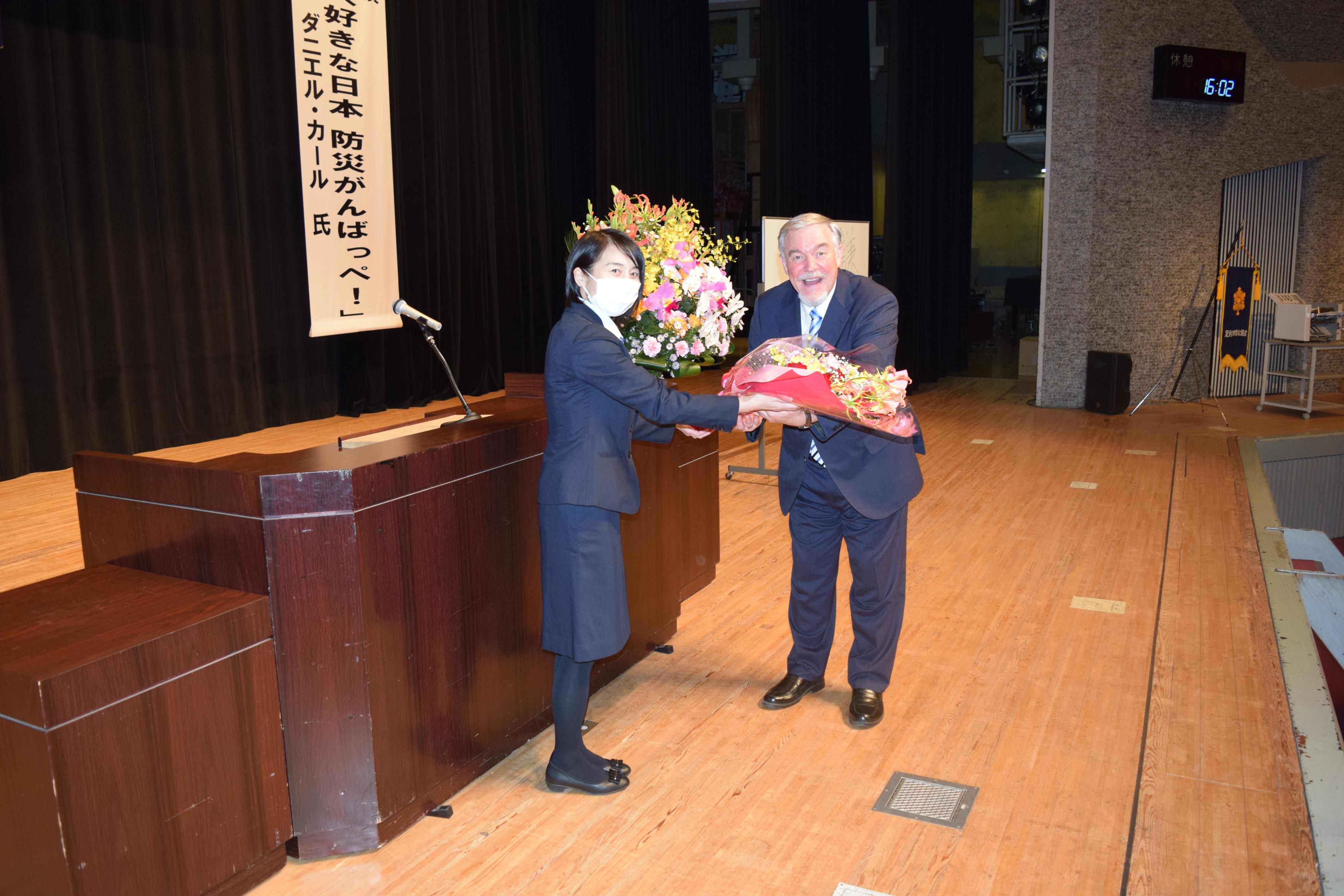 市長訪問の様子