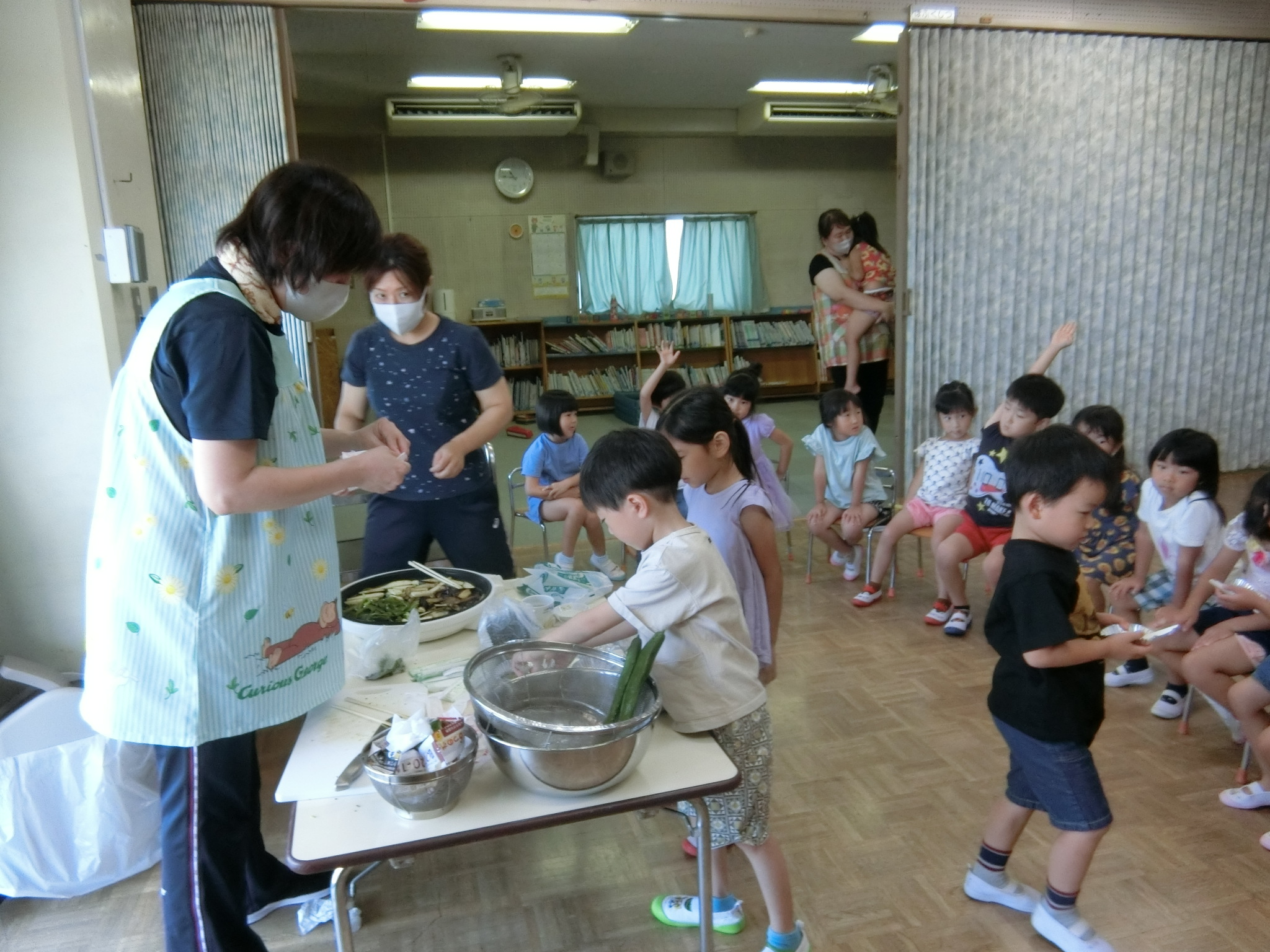 夏野菜収穫