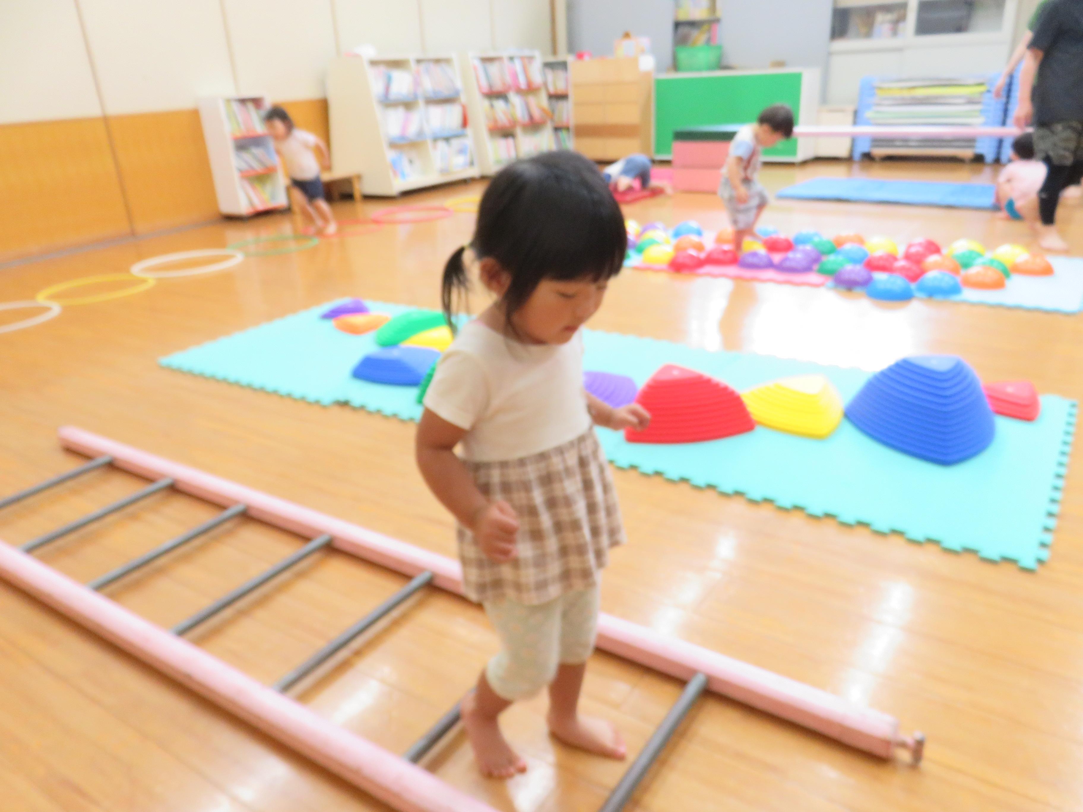 体育遊びの様子の写真