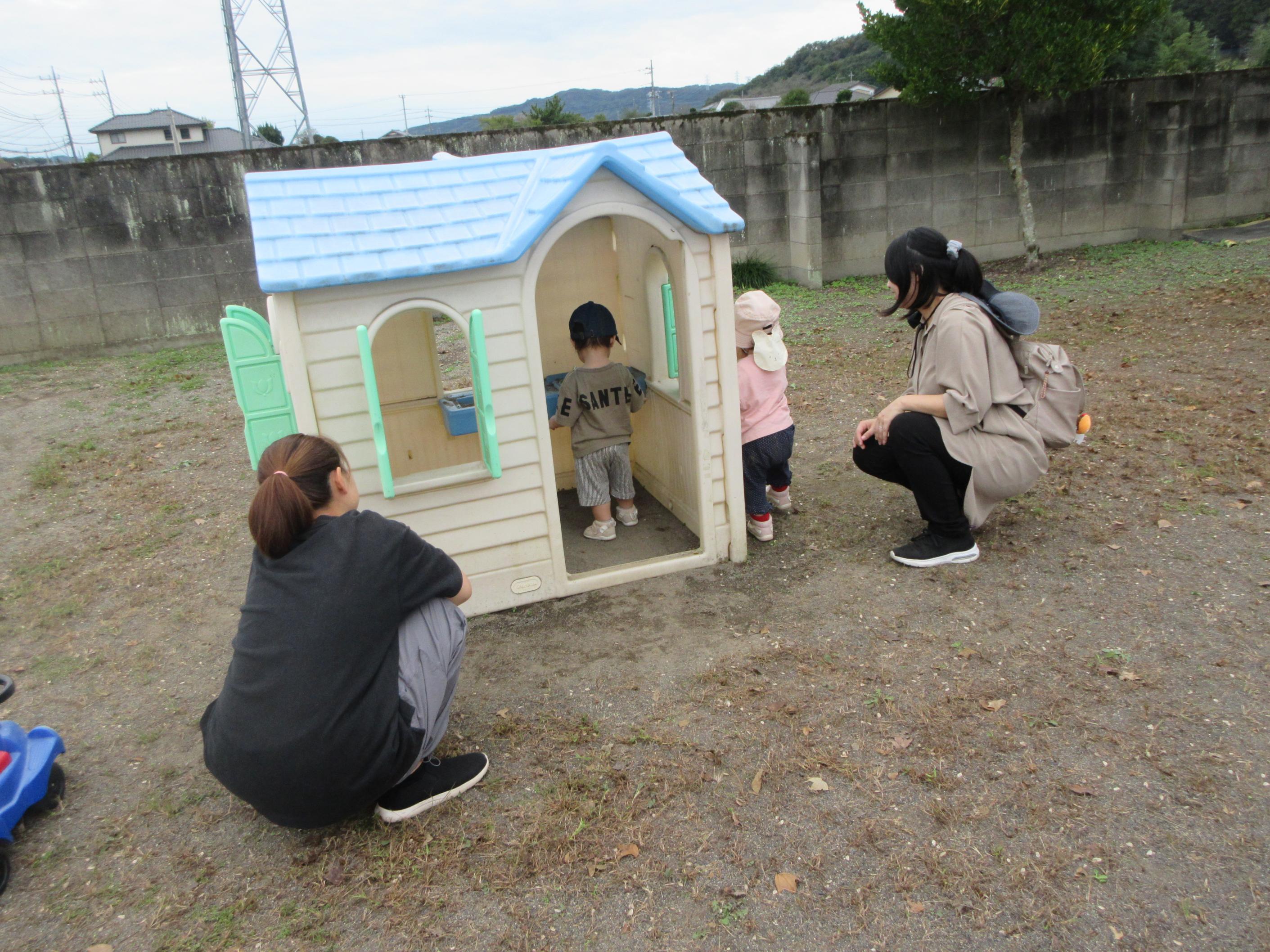 お庭あそび