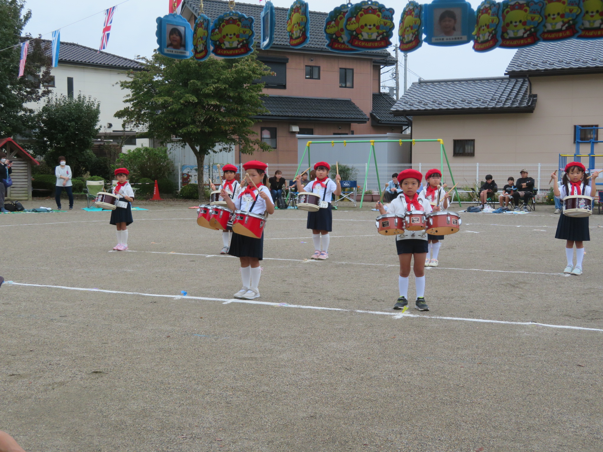 鼓隊演奏の様子