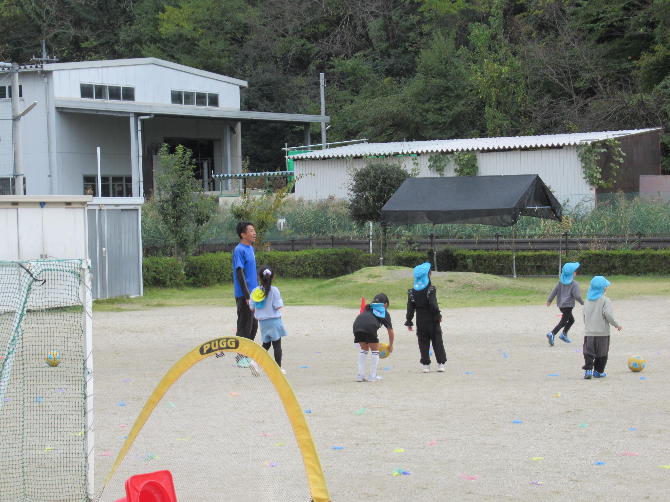サッカー教室の写真