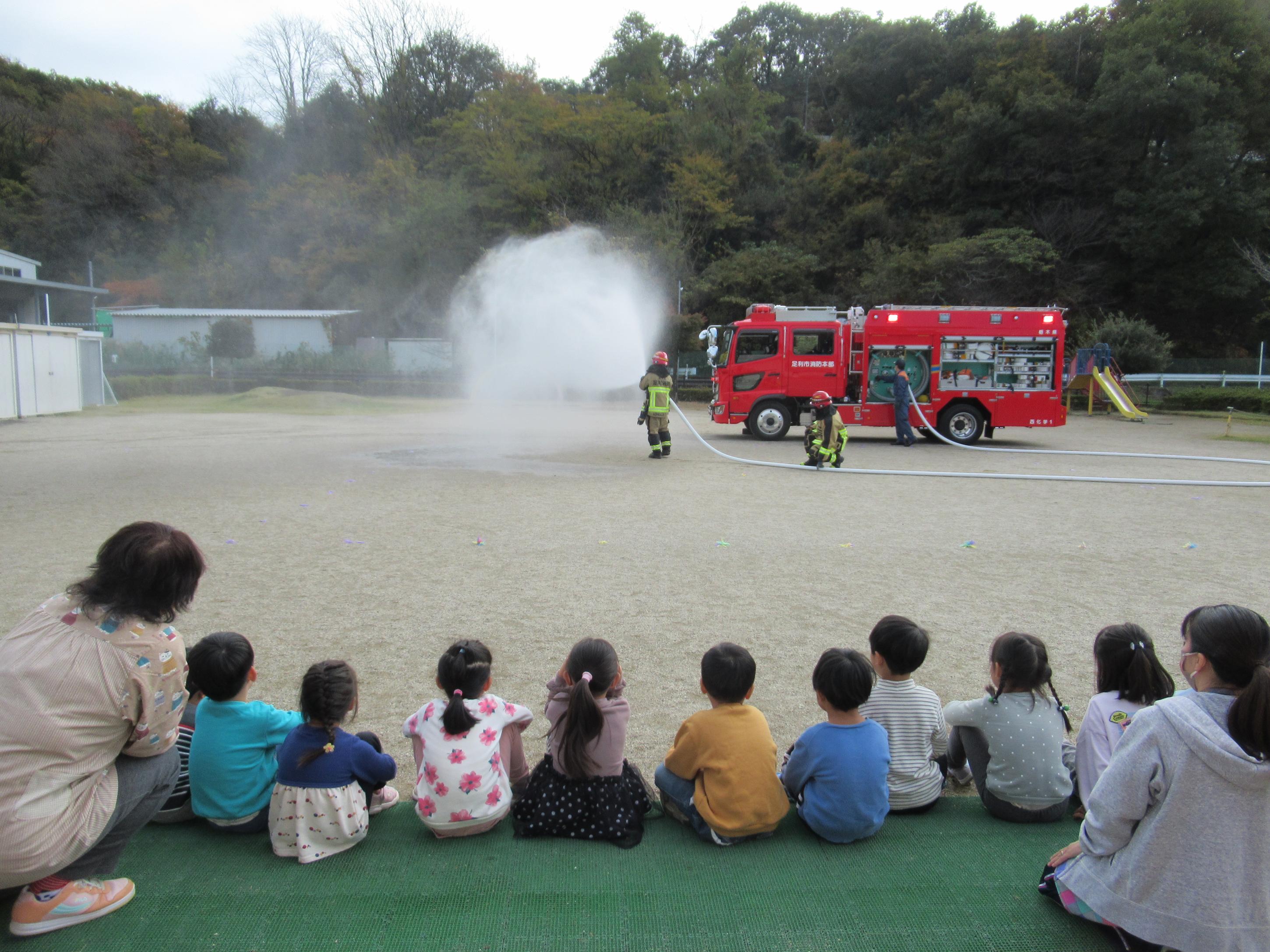 総合避難訓練の写真