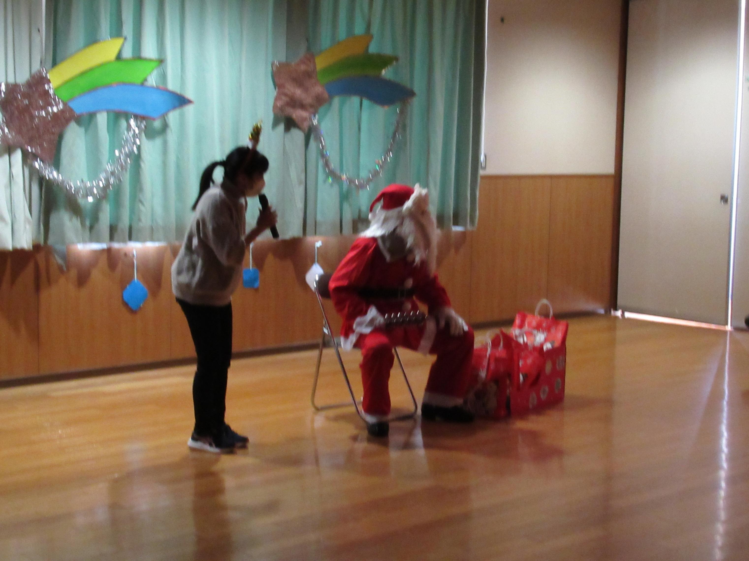 クリスマス会の写真