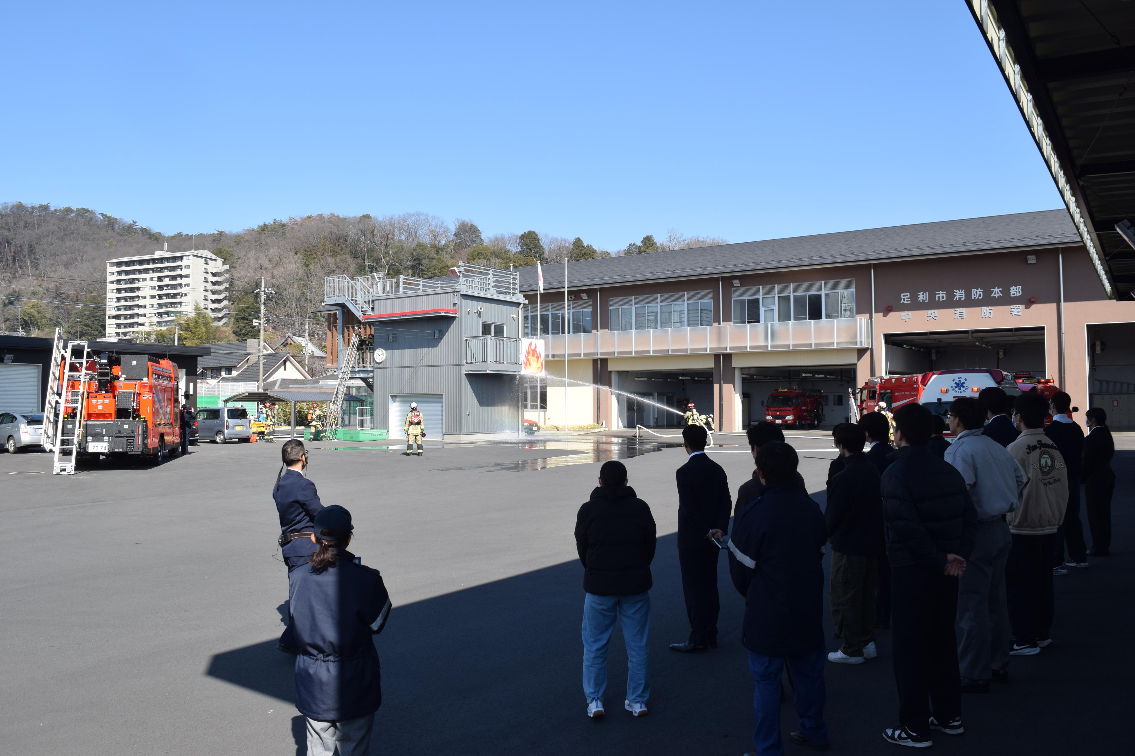 (2)訓練見学の様子