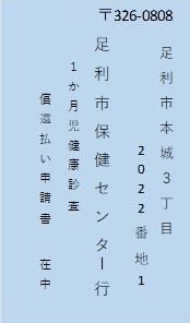 封筒宛名
