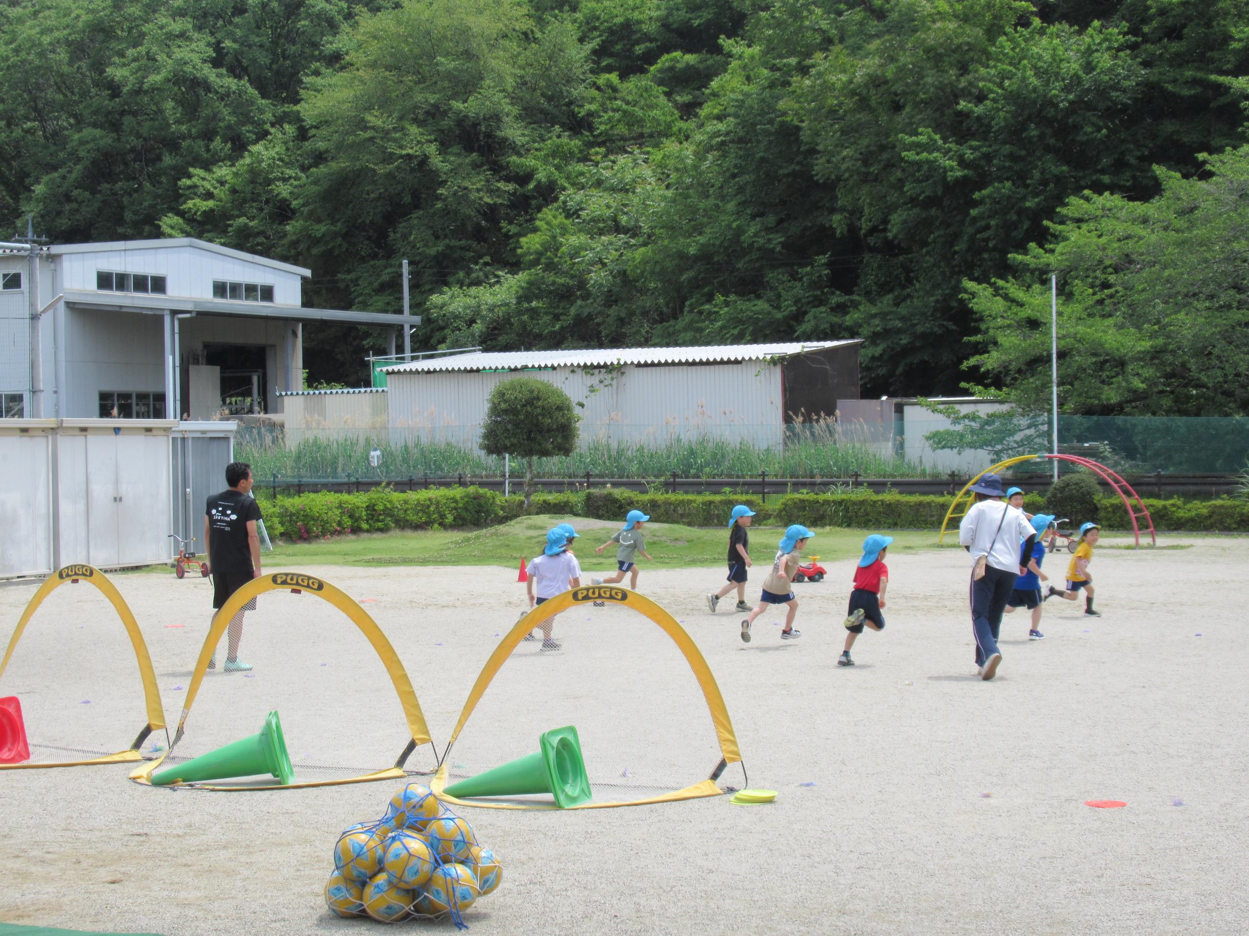 サッカー教室の写真