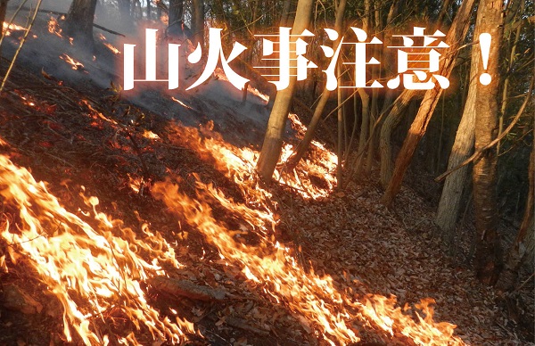 山火事を防ぎましょう！